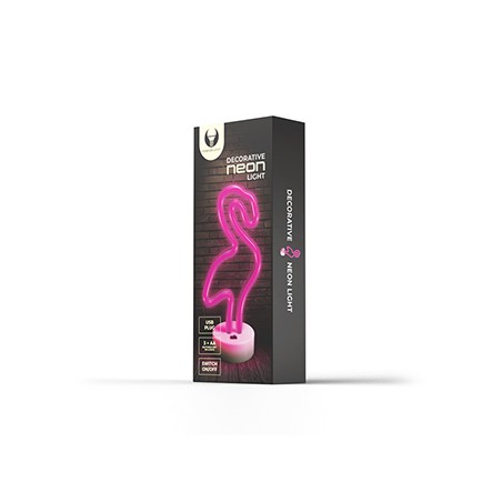 Neon LED on a stand FLAMINGO pink FSNE01 Forever Light