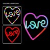 Neon LED RGB LOVE IN HEART FLRN02 + RC Forever Light