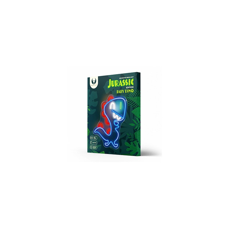Neon PLEXI LED JURASSIC BABY DINO blue FLNJ01 Forever Light