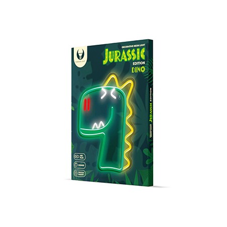 Neon PLEXI LED JURASSIC DINO green FLNJ02 Forever Light