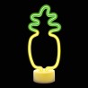 Neon LED on stand PINEAPPLE orange green USB-C FSC-12 Forever Light