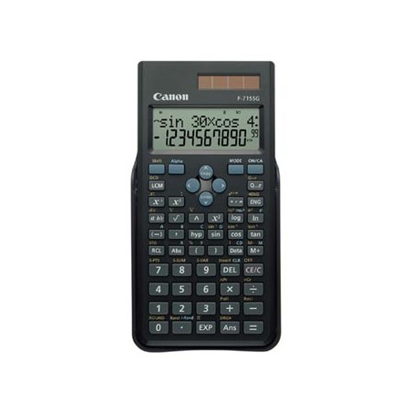 Canon Kalkulator F-715SG, czarna, szkolny, 12 cyfr