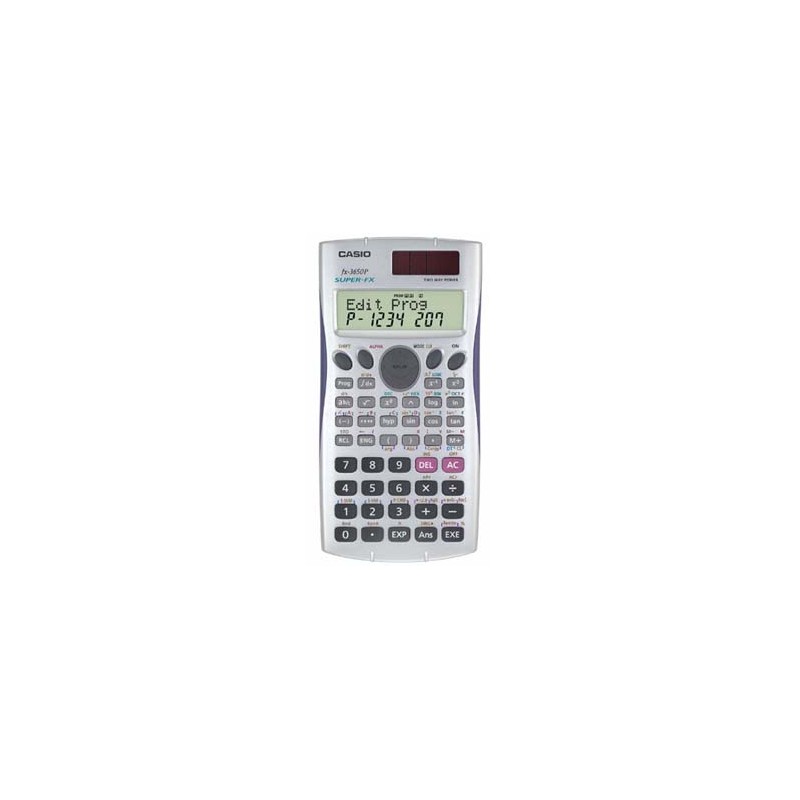 Casio Kalkulator FX 3650 P, biała, programowanie funkcji, dwuwierszowy 12 i 10 znaków
