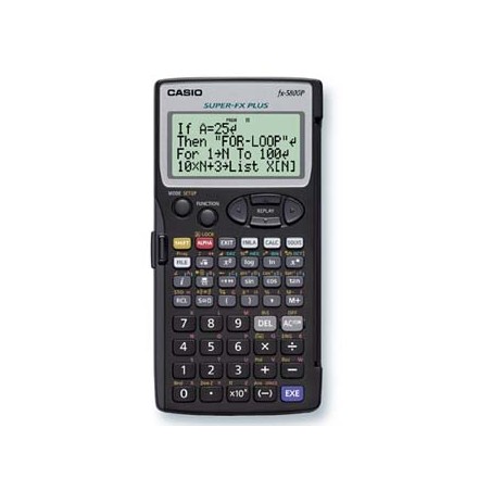 Casio Kalkulator FX 5800 P, czarna, programowalny, 4-rzędowy wyświetlacz
