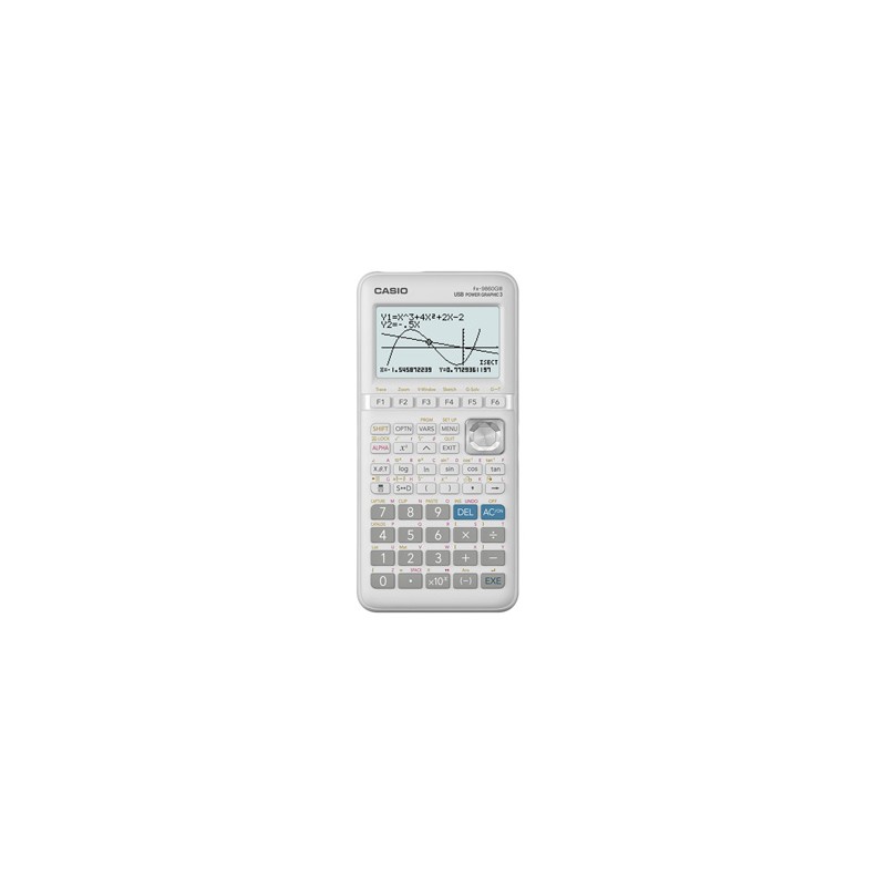 Casio Kalkulator FX 9860G III, szara, programowalny,  z wyświetlaczem 8 liniowym