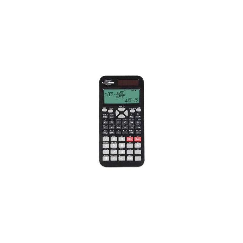 Rebell Kalkulator RE-SC2080S, czarna, naukowy, wyświetlacz LCD