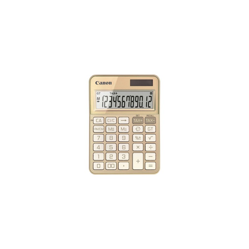 Canon kalkulator KS-125KB-GD 6818C002, złota, biurkowy, 12 miejsc, automatyczne wyłączanie