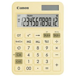 Canon kalkulator LS-125KB-PYL, żółta, kieszonkowy, 12 miejsc