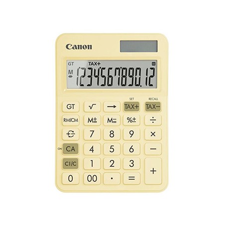 Canon kalkulator LS-125KB-PYL, żółta, kieszonkowy, 12 miejsc