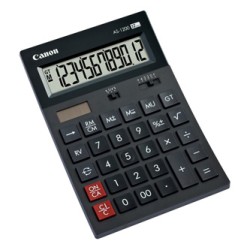 Canon kalkulator AS-1200, 4599B001, czarna, biurkowy, 12-miejsc, Obliczenie VAT, suma całkowita