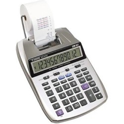 Canon kalkulator P23-DTSC II EMEA HWB, szara, biurkowy z drukarą, 12 miejsc, dwukolorowy druk