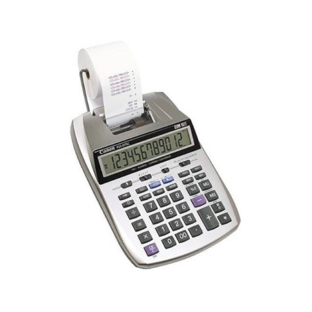 Canon kalkulator P23-DTSC II EMEA HWB, szara, biurkowy z drukarą, 12 miejsc, dwukolorowy druk
