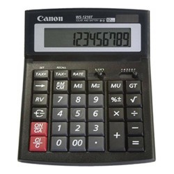 Canon kalkulator WS-1210T, 0694B001, czarna, 12 miejsc,  pamięci sumy całkowitej, Tax, klawisze It-Touch