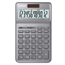 Casio Kalkulator JW 200 SC GY, szara, biurkowy, 12 miejsc