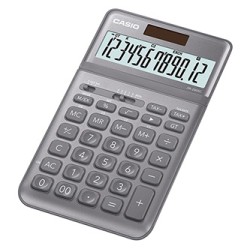 Casio Kalkulator JW 200 SC GY, szara, biurkowy, 12 miejsc