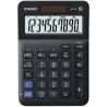 Casio Kalkulator MS 10 F, czarna, stołowy, funkcja konwersji walut, %, VAT