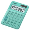 Casio Kalkulator MS 20 UC GN, turkusowa, 12 miejsc, podwójne zasilanie, EOL