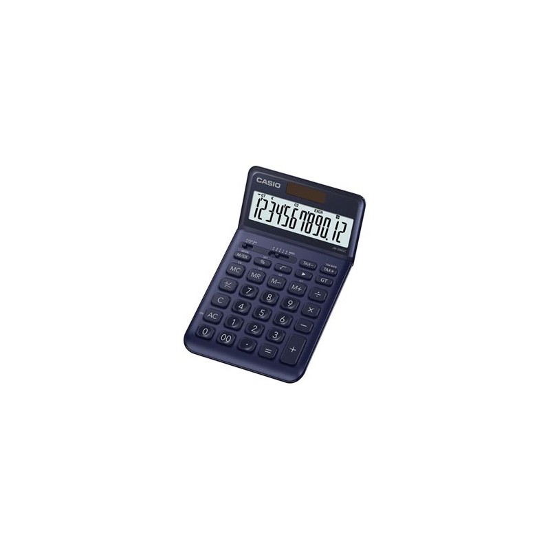 Casio Kalkulator JW 200 SC NY, niebieska, 12 miejsc, uchylny wyświetlacz, podwójne zasilanie