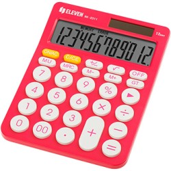 Eleven Kalkulator RK-2311-PK, różowa, biurkowy, 12 miejsc, podwójne zasilanie