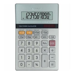 Sharp Kalkulator EL331ERB, srebrna, biurkowy, 10 miejsc