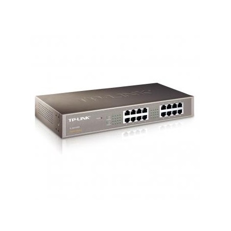 TP-LINK switch TL-SG1016D 1000Mbps, automatyczne uczenie się adr. MAC, auto MDI MDIX