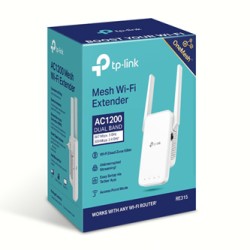 TP-LINK External Box SATA HD RE315 2.4GHz i 5GHz, extender/ wzmacniacz, IPv6, 867Mbps, stały Antena 802.11ac, OneMesh Extender, 
