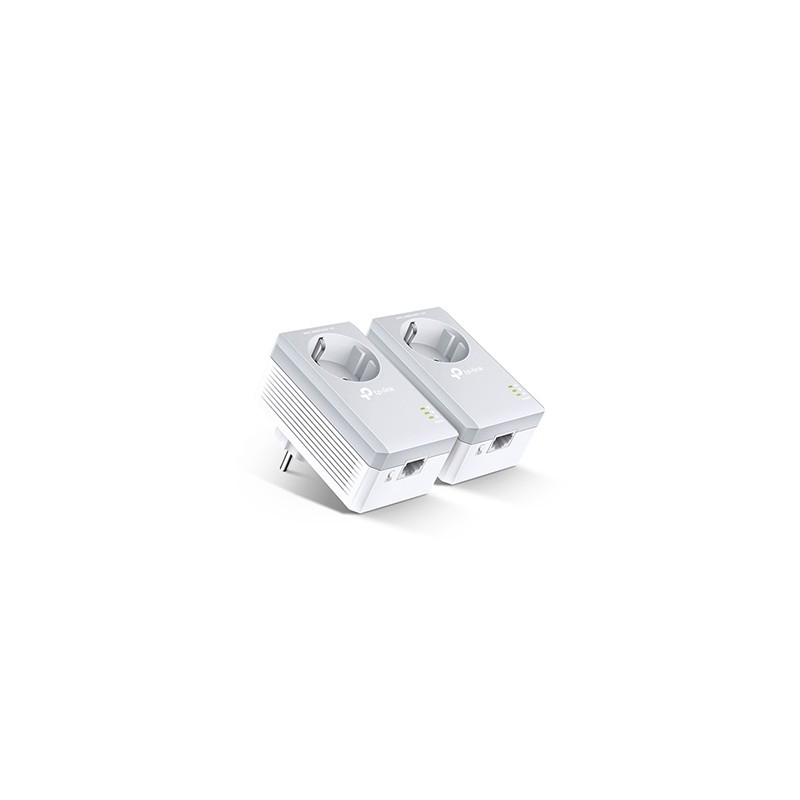 TP-LINK powerline (LAN przez 230V) TL-PA4010PKIT 600Mbps, gniazdka elektryczne, do 300m, szyfrowanie AES