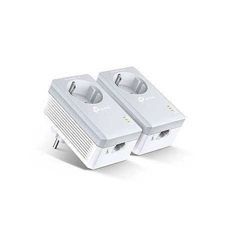 TP-LINK powerline (LAN przez 230V) TL-PA4010PKIT 600Mbps, gniazdka elektryczne, do 300m, szyfrowanie AES