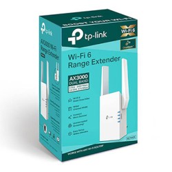 TP-LINK AP/Extender/Repeater RE705X 2.4GHz i 5GHz, extender/ wzmacniacz, IPv6, 2402Mbps, stały Antena 802.11ax, OneMesh Extender