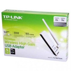TP-LINK USB klient TL-WN722N 2.4GHz, 150Mbps, zewnętrzna, USB Antena 802.11n