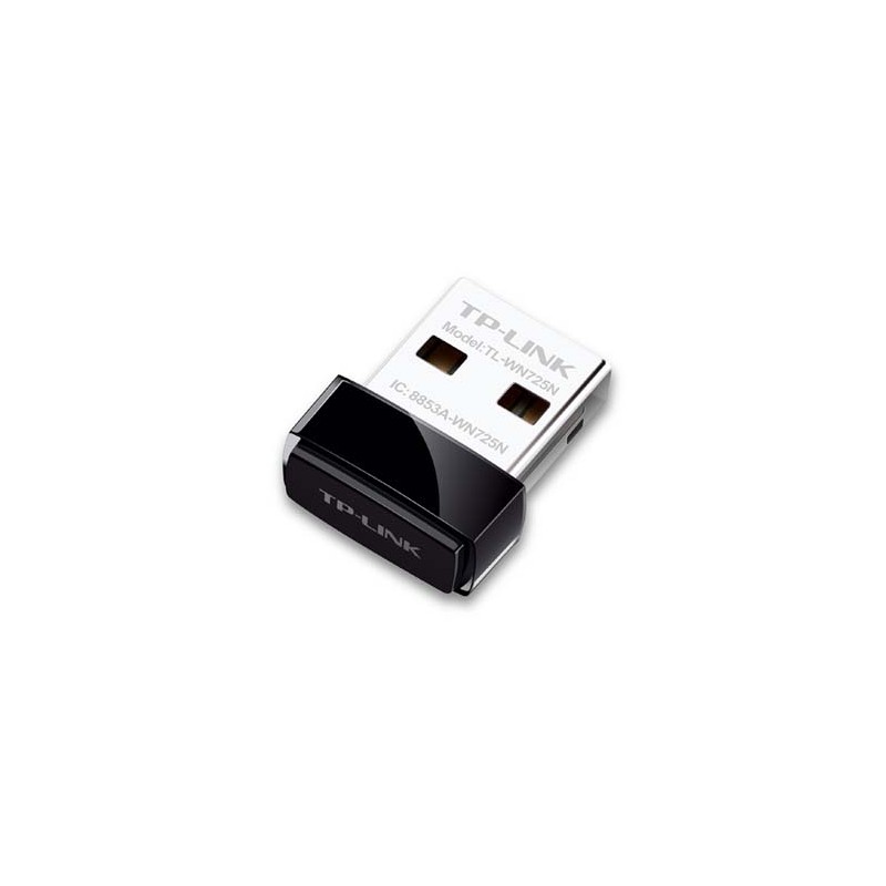 TP-LINK nano USB klient TL-WN725N 2.4GHz, 150Mbps, zintegrowana Antena 802.11n