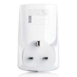 TP-LINK extender/ wzmacniacz TL-WA850RE 2.4GHz, 300Mbps, zintegrowana Antena 802.11n, Most Ethernet, WPS