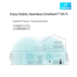 TP-LINK powerline (LAN przez 230V) TL-WPA8631P KIT 1300Mbps, gniazdka elektryczne, do 300m, szyfrowanie AES