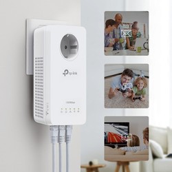TP-LINK powerline (LAN przez 230V) TL-WPA8631P KIT 1300Mbps, gniazdka elektryczne, do 300m, szyfrowanie AES