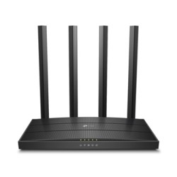 TP-LINK router Archer C6 V3 2.4GHz i 5GHz, extender/ wzmacniacz, access point, IPv6, 1200Mbps, zewnętrzna Antena 802.11ac, Połąc