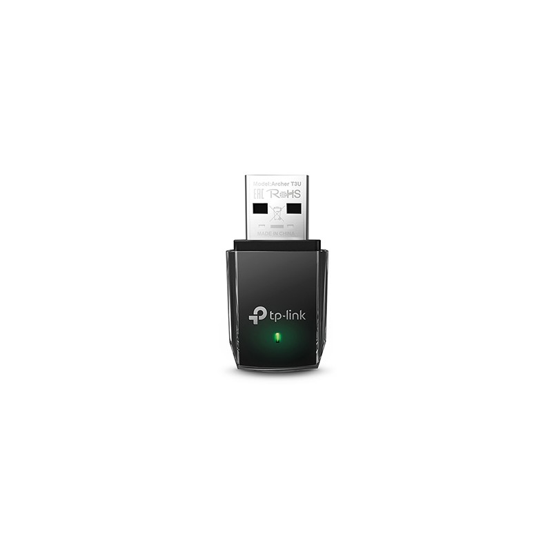 TP-LINK USB klient Archer T3U 2.4GHz i 5GHz, IPv6, 867Mbps, 802.11ac
