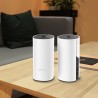 TP-LINK Wifi Mesh kit Deco M4(2-pack) 2.4GHz i 5GHz, access point, IPv6, 1200Mbps, zintegrowana Antena 802.11ac, 2Pack, sieć dla