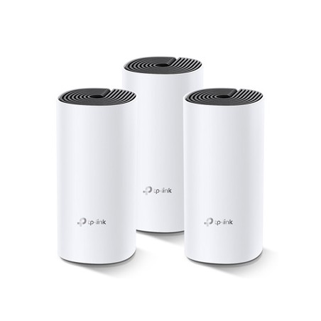 TP-LINK Wifi Mesh kit Deco M4(3-pack) 2.4GHz i 5GHz, access point, IPv6, 1200Mbps, wbudowana Antena 802.11ac, 3-Pack, ISP