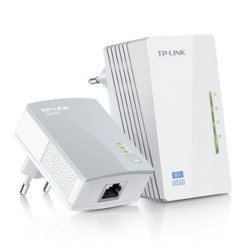 TP-LINK powerline (LAN przez 230V) TL-WPA4220 KIT 2.4GHz, extender/ wzmacniacz, 600Mbps, Wifi Clone