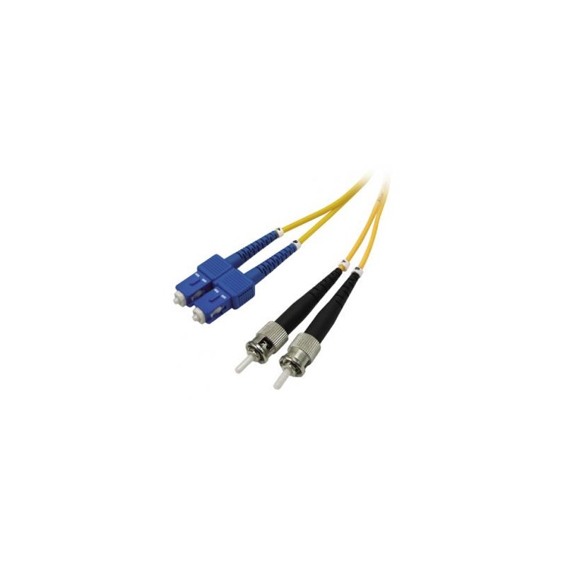 Optyczny Patch Cord Single mod (9/125), 2xST - 2xSC, 1m, economy, EOL