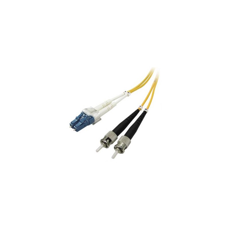 Optyczny Patch Cord Single mod (9/125), 2xLC - 2xST, 1m, economy, EOL