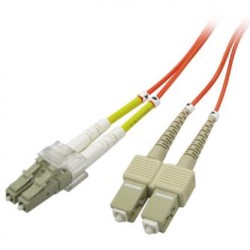 Optyczny Patch Cord Multi mod (62,5/125), 2xLC - 2xLC, 1m, economy, EOL