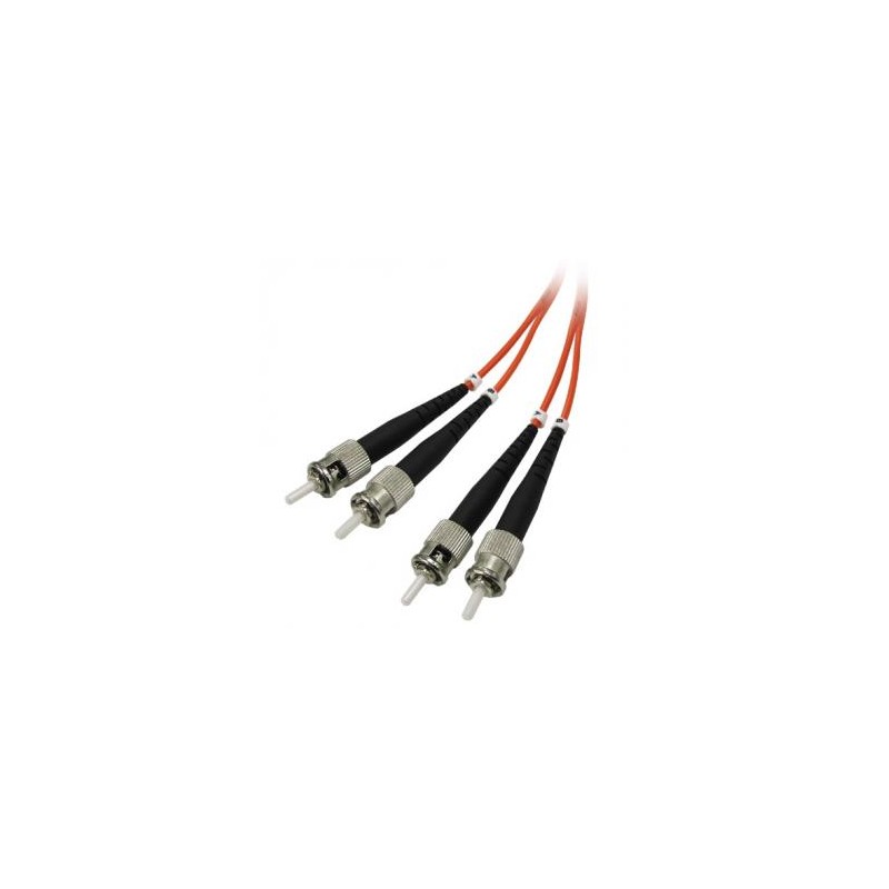 Optyczny Patch Cord Multi mod (62,5/125), 2xST - 2xST, 1m, economy, EOL