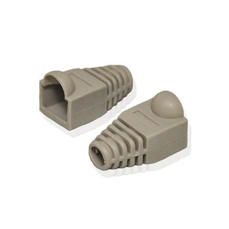 Pokrywa ochronna RJ45, cena za 1 szt., szara, 100-pack, z osłonką zastrzasku, EOL