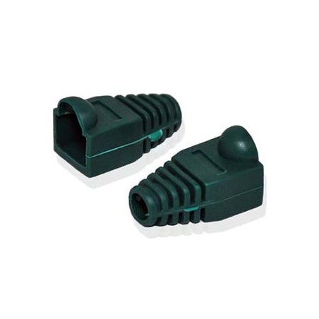 Pokrywa ochronna RJ45, zielona, 100-pack, z osłoną zatrzasku, cena za 1 szt, EOL
