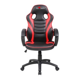 Dziecięcy gamingowy fotel Red Fighter C6, czarno-czerwona