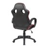 Dziecięcy gamingowy fotel Red Fighter C6, czarno-czerwona