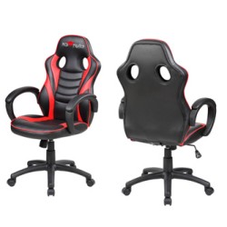 Dziecięcy gamingowy fotel Red Fighter C6, czarno-czerwona