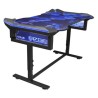 E-blue Biurko dla gracza EGT004BK, 135x78,5cm, 72-91,2cm, podświetlenie RGB, regulacja wysokości, z podkładką pod mysz, EOL