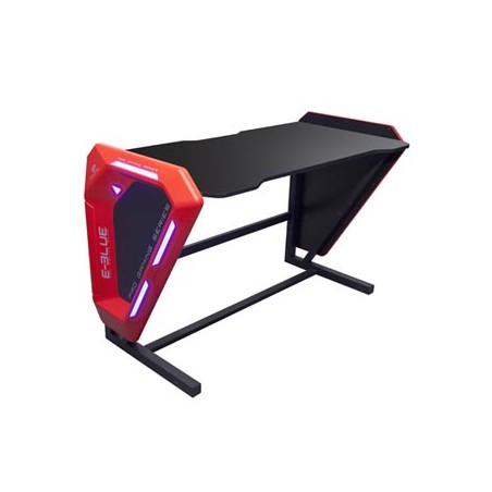 E-blue Biurko dla gracza EGT002BK, 125x62 cm, 80,8 cm, podświetlenie, II. jakość
